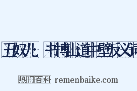 丑奴儿·书博山道中壁反义词是什么意思的图片